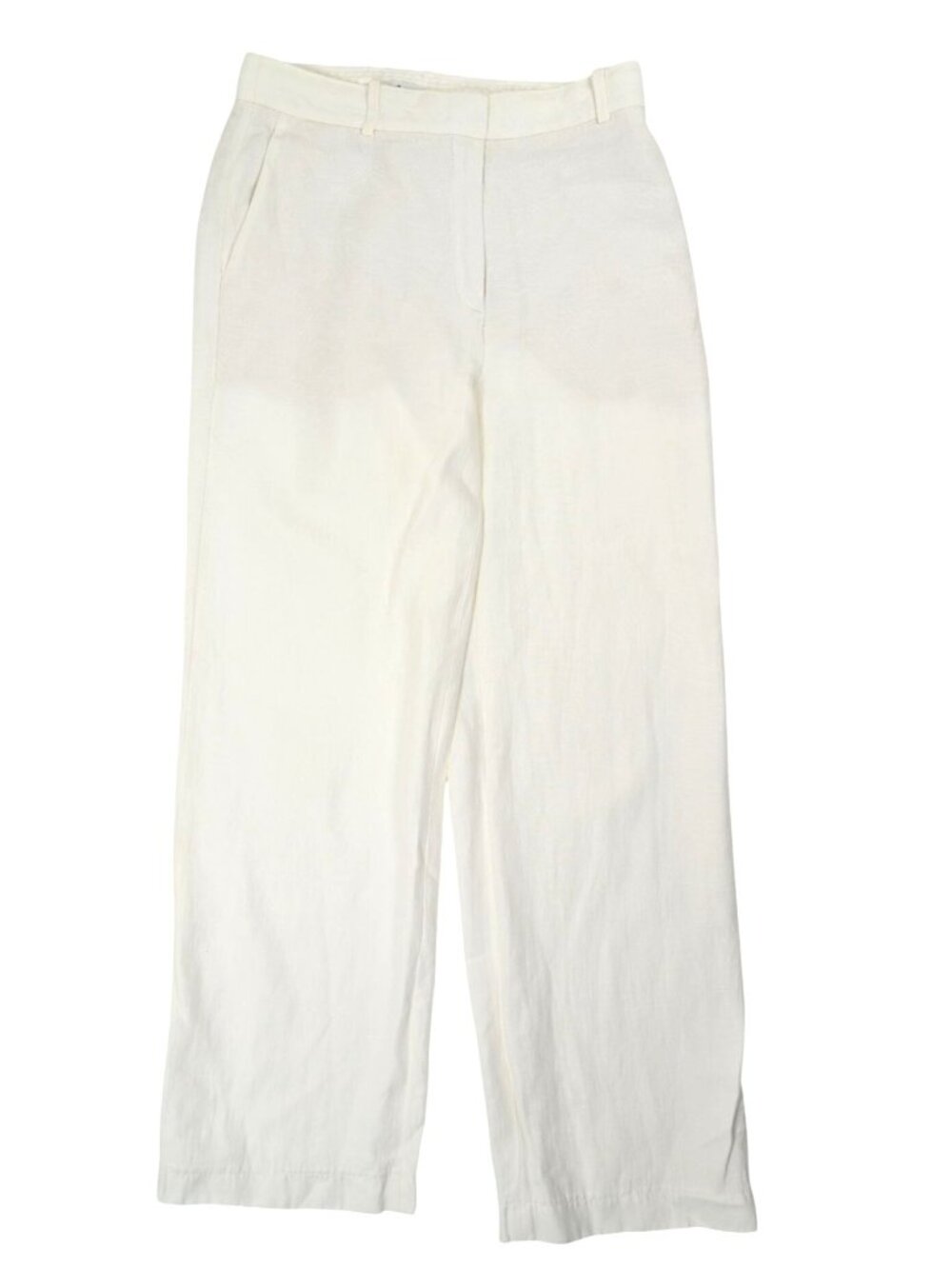 Aritzia Babaton Agency Linen Cropped Pant in Espace